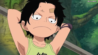 ワンピースアニメ 504話 エース 幼少期 | ONE PIECE Episode 504 ASL