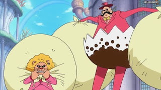 ワンピースアニメ 魚人島編 572話 ペコムズ タマゴ男爵 | ONE PIECE Episode 572