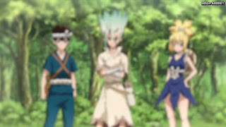 ドクターストーンアニメ 1期11話 スイカ 眼鏡 ボヤボヤ病 Dr. STONE Episode 11