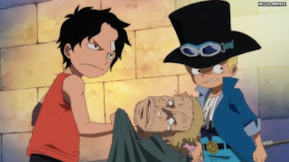 ワンピースアニメ 497話 エース サボ 幼少期 | ONE PIECE Episode 497 ASL