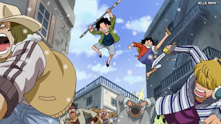 ワンピースアニメ 504話 幼少期 エース ルフィ かわいい ACE LUFFY | ONE PIECE Episode 504 ASL