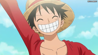 ワンピースアニメ 魚人島編 573話 ルフィ 笑顔 Monkey D. Luffy | ONE PIECE Episode 573