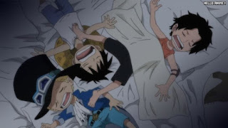 ワンピースアニメ 497話 幼少期 エース サボ ルフィ ACE LUFFY SABO | ONE PIECE Episode 497 ASL