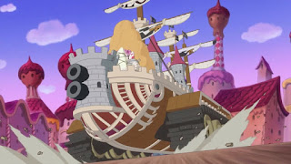 ワンピースアニメ ファイアタンク海賊団 海賊船 ノストラ・カステロ号 Nostra Castello ONE PIECE