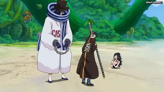 ワンピースアニメ ドレスローザ編 642話 シーザー・クラウン トラファルガー・ロー | ONE PIECE Episode 642