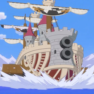 ワンピースアニメ ファイアタンク海賊団 海賊船 ノストラ・カステロ号 Nostra Castello ONE PIECE