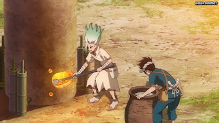 ドクターストーンアニメ 1期11話 石神千空 クロム Senku Chrome Dr. STONE Episode 11