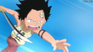 ワンピースアニメ 497話 エース 幼少期 | ONE PIECE Episode 497 ASL