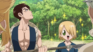 ドクターストーンアニメ 1期11話 金狼 銀狼 Dr. STONE Episode 11