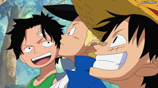 ワンピースアニメ 497話 幼少期 エース サボ ルフィ ACE LUFFY SABO | ONE PIECE Episode 497 ASL