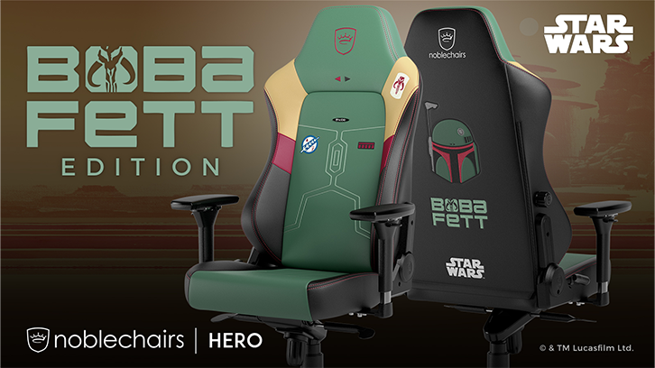 May the 4th be with you - Amazing Boba Fett Chair from noblechairs announced