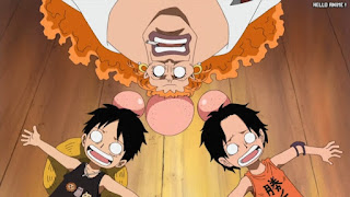 ワンピースアニメ 497話 ダダン エース ルフィ 幼少期 | ONE PIECE Episode 497 ASL