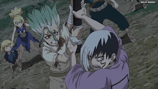 ドクターストーンアニメ 1期18話 石神千空 あさぎりゲン Dr. STONE Episode 18