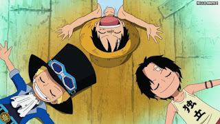 ワンピースアニメ 497話 幼少期 エース サボ ルフィ ACE LUFFY SABO | ONE PIECE Episode 497 ASL