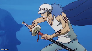 ワンピース アニメ 1093話 トラファルガー・ロー Trafalgar Law ONE PIECE Episode 1093