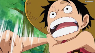 ワンピースアニメ 504話 幼少期 ルフィ かわいい Monkey D. Luffy | ONE PIECE Episode 504 ASL