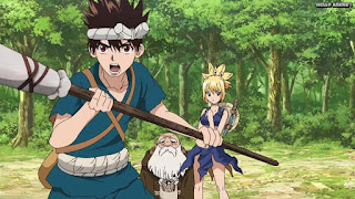 ドクターストーンアニメ 1期13話 クロム Dr. STONE Episode 13