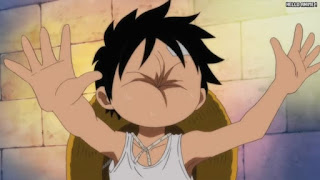 ワンピースアニメ 497話 幼少期 ルフィ かわいい Monkey D. Luffy | ONE PIECE Episode 497 ASL