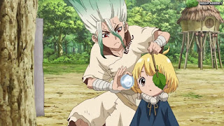 ドクターストーンアニメ 1期11話 石神千空 スイカ 眼鏡 Dr. STONE Episode 11