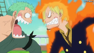 ワンピースアニメ 魚人島編 573話 ゾロ サンジ | ONE PIECE Episode 573