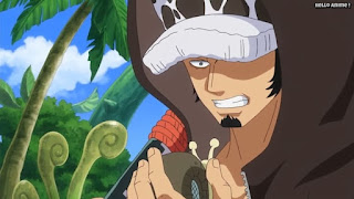 ワンピースアニメ ドレスローザ編 642話 トラファルガー・ロー かっこいい トラ男 Trafalgar Law | ONE PIECE Episode 642