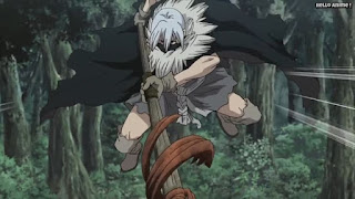 ドクターストーンアニメ 1期18話 氷月 HYOGA CV.石田彰 Dr. STONE Episode 18