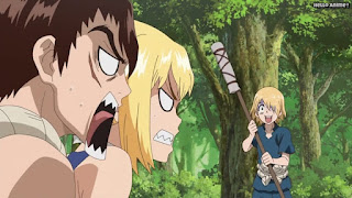 ドクターストーンアニメ 1期11話 金狼 銀狼 Dr. STONE Episode 11