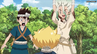 ドクターストーンアニメ 1期11話 石神千空 クロム Senku Chrome Dr. STONE Episode 11