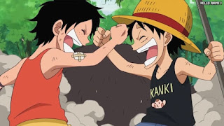 ワンピースアニメ 504話 幼少期 エース ルフィ かわいい ACE LUFFY | ONE PIECE Episode 504 ASL