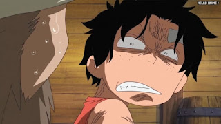 ワンピースアニメ 497話 エース 幼少期 | ONE PIECE Episode 497 ASL