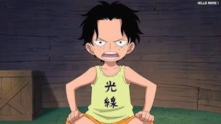 ワンピースアニメ 504話 エース 幼少期 | ONE PIECE Episode 504 ASL