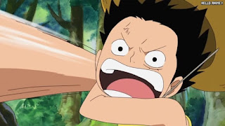 ワンピースアニメ 504話 幼少期 ルフィ かわいい Monkey D. Luffy | ONE PIECE Episode 504 ASL