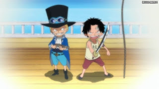 ワンピースアニメ 497話 サボ エース 幼少期 | ONE PIECE Episode 497 ASL