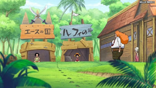 ワンピースアニメ 504話 エースの国 ルフィの国 | ONE PIECE Episode 504 ASL