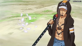 ワンピースアニメ ドレスローザ編 642話 トラファルガー・ロー かっこいい トラ男 Trafalgar Law | ONE PIECE Episode 642