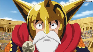 ワンピースアニメ ドレスローザ編 642話 ルフィ かわいい ルーシー Monkey D. Luffy | ONE PIECE Episode 642