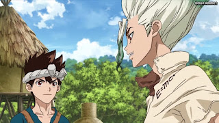 ドクターストーンアニメ 1期11話 石神千空 クロム Senku Chrome Dr. STONE Episode 11