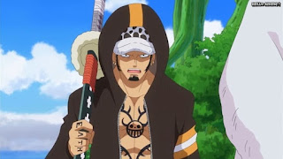 ワンピースアニメ ドレスローザ編 642話 トラファルガー・ロー かっこいい トラ男 Trafalgar Law | ONE PIECE Episode 642