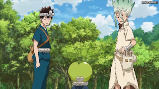 ドクターストーンアニメ 1期11話 石神千空 クロム Senku Chrome Dr. STONE Episode 11