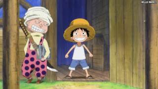 ワンピースアニメ 497話 幼少期 ルフィ かわいい Monkey D. Luffy | ONE PIECE Episode 497 ASL