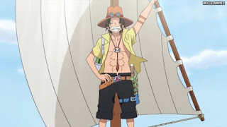 ワンピースアニメ 504話 エース Portgas D. Ace | ONE PIECE Episode 504