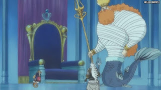 ワンピースアニメ 魚人島編 572話 ネプチューン じゃもん | ONE PIECE Episode 572