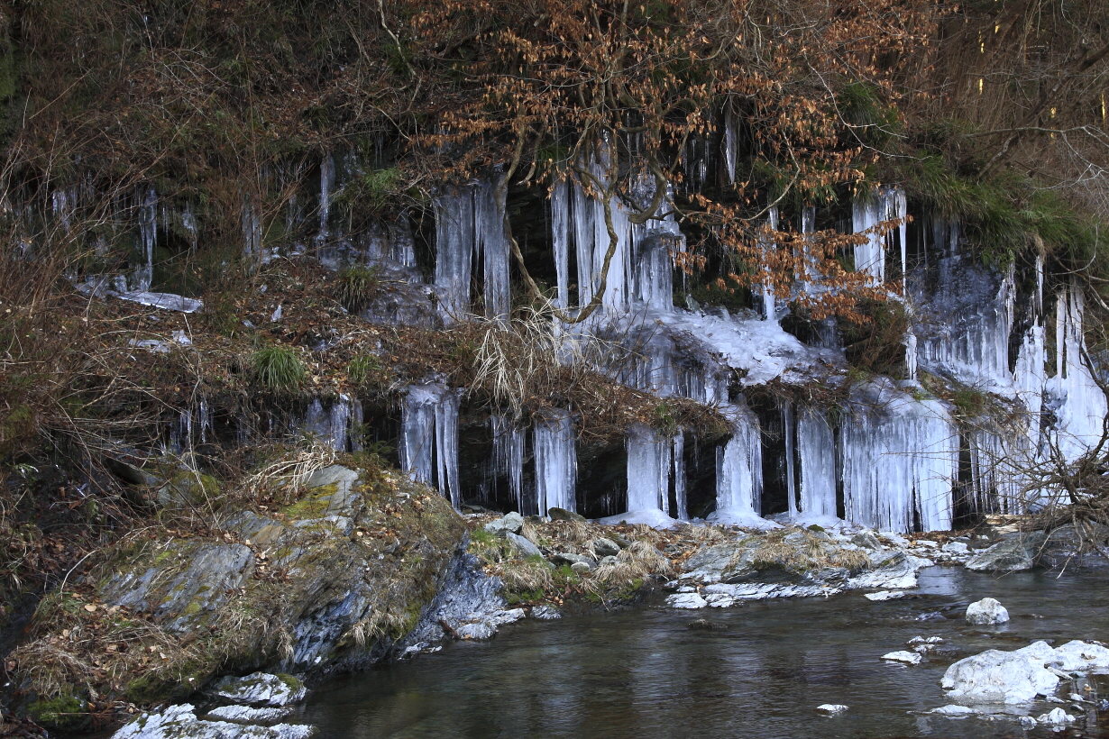 上平の氷瀑