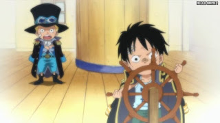 ワンピースアニメ 497話 サボ ルフィ 幼少期 | ONE PIECE Episode 497 ASL