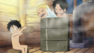 ワンピースアニメ 497話 幼少期 エース サボ ルフィ ACE LUFFY SABO | ONE PIECE Episode 497 ASL