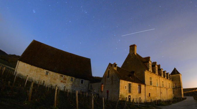 La Station spatiale survole le château de Vougeot