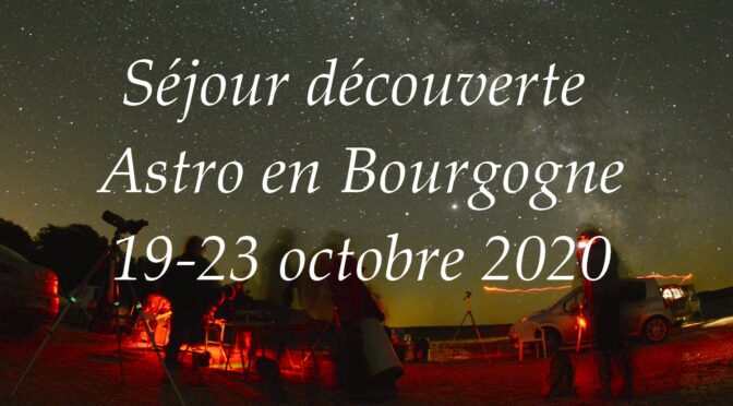 Un stage pour découvrir l’astronomie en Bourgogne