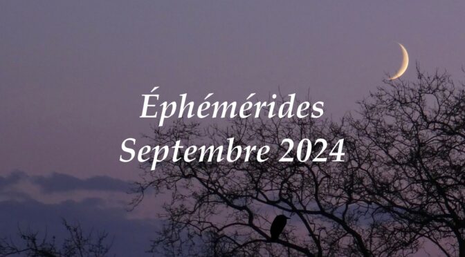 Éphémérides : le ciel du mois de septembre 2024