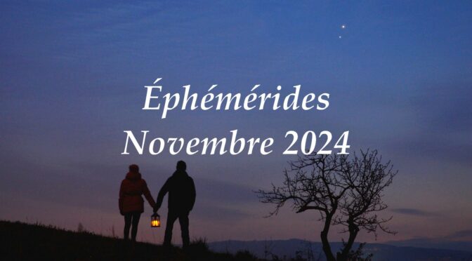 Éphémérides : le ciel du mois de novembre 2024