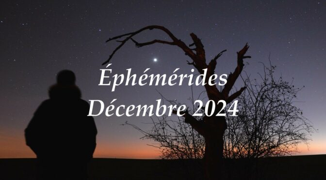 Éphémérides : le ciel du mois de décembre 2024